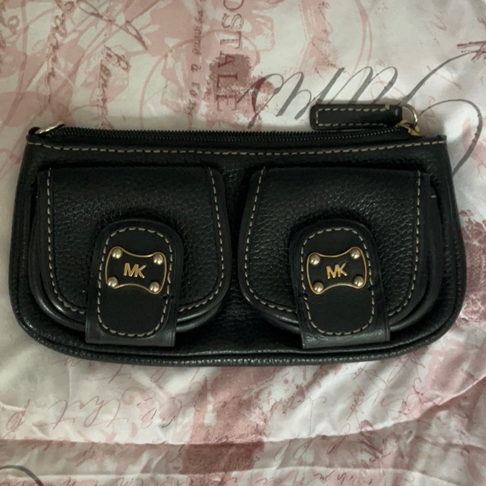 Michael Kors leather clutch